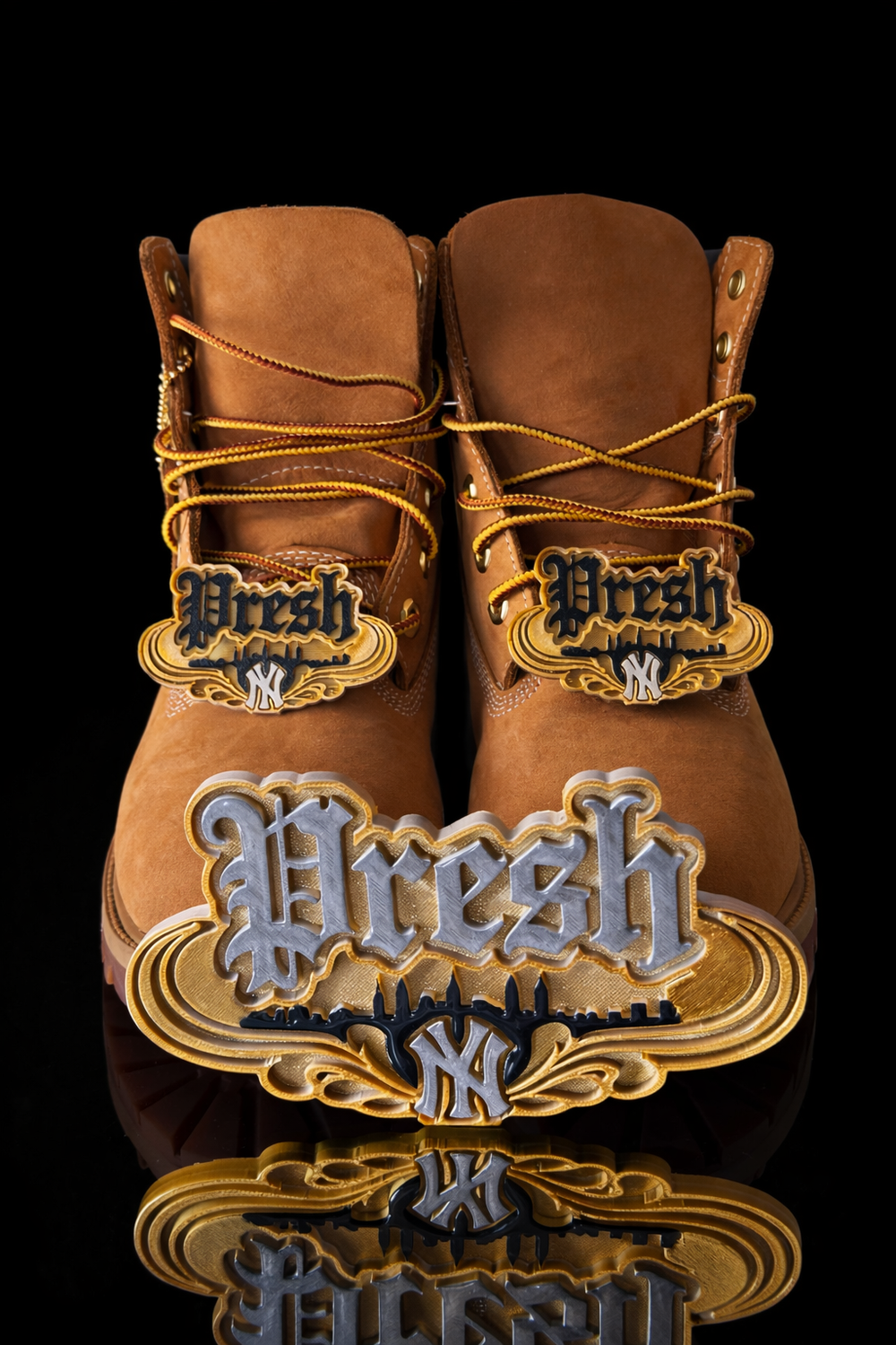 NY Style Shoe Charm — 3D printed object