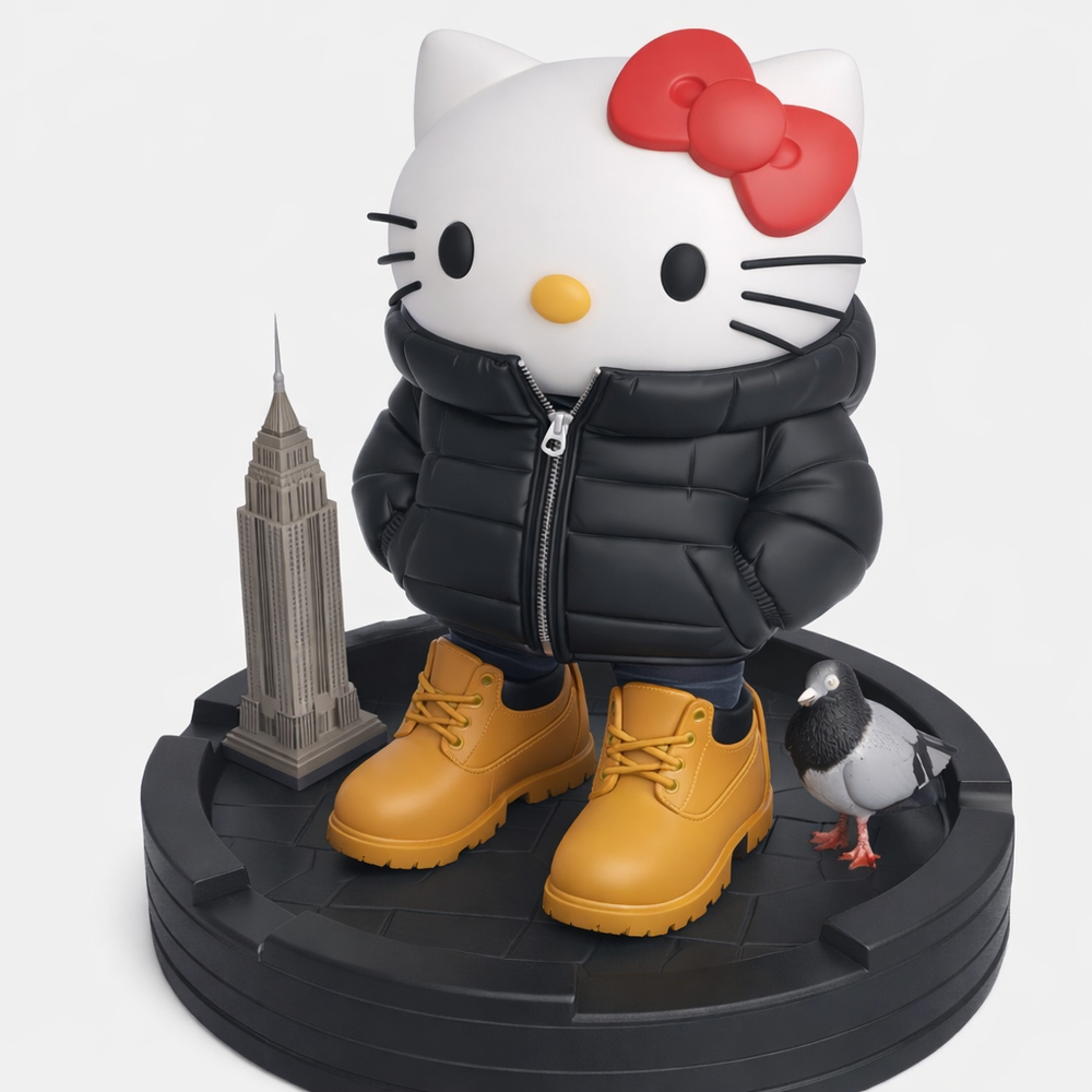 Hello Kitty NYC Ashtray STL — digital STL file